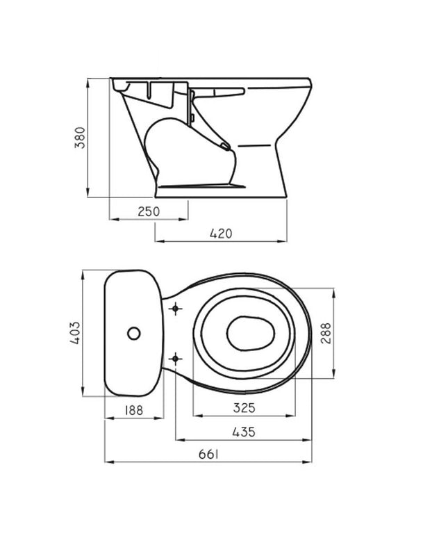 FERRUM MAYO INODORO LARGO IML  MAY-IN-004-BL