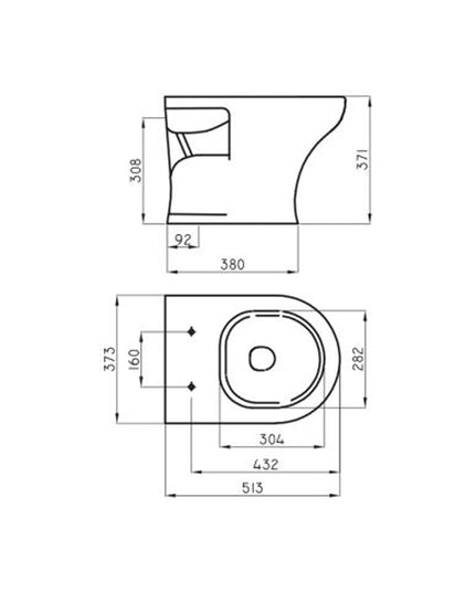 FERRUM VENETO INODORO CTO ITCMJ VNT-IN-002-BL