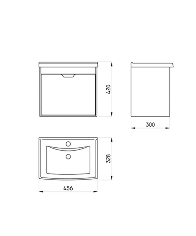 FERRUM TRAFUL KIT LAV 1 A  M COLGAR PUERTA JT103-BD TRA-JG-103-BD
