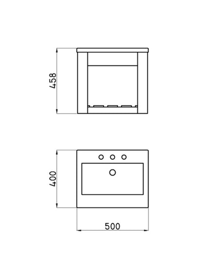 FERRUM TRAFUL KIT LAV 3 AG Y MUEBLE COLGAR JT301 TRA-JG-301-BR