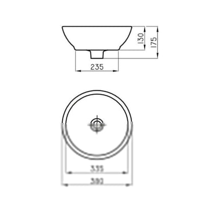 FERRUM TORI BACHA TORI VASIJA Ø 38 CM L242K MA TOR-BH-045-MA