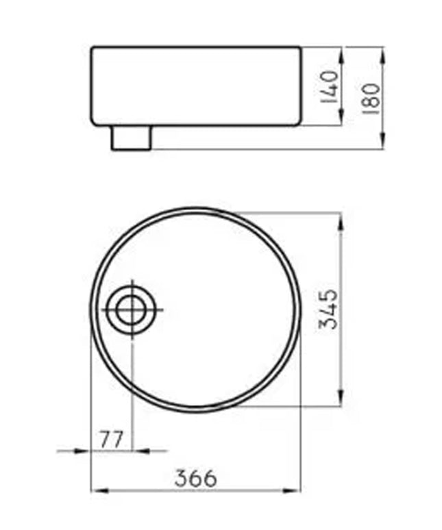 FERRUM TORI BACHA REDONDA 365 MM L244K TOR-BH-047-BL  L244N-B TOR-BH-007-BL</p><p>