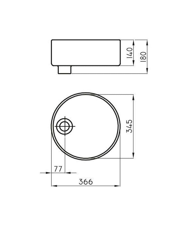 FERRUM TORI BACHA REDONDA 365 MM L244N TOR-BH-007-BS