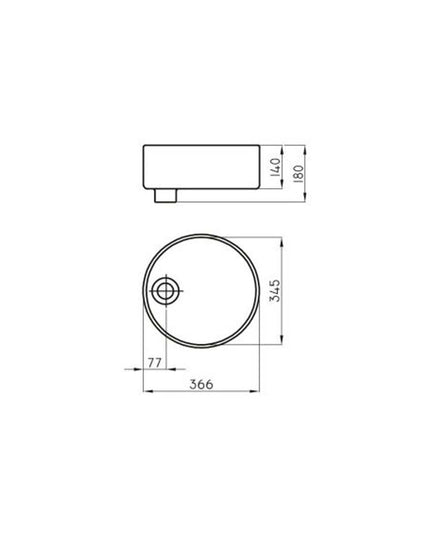 FERRUM TORI BACHA REDONDA GRIS SATINADO 365 MM L244N TOR-BH-007-GS