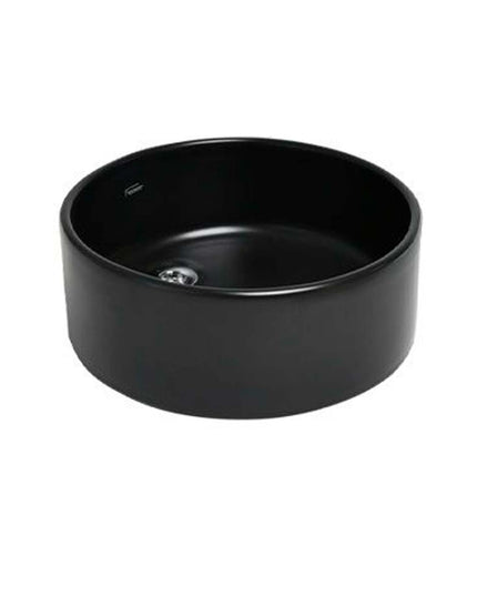 FERRUM TORI BACHA REDONDA 365 MM L244N NEGRO SATINADO TOR-BH-007-NS