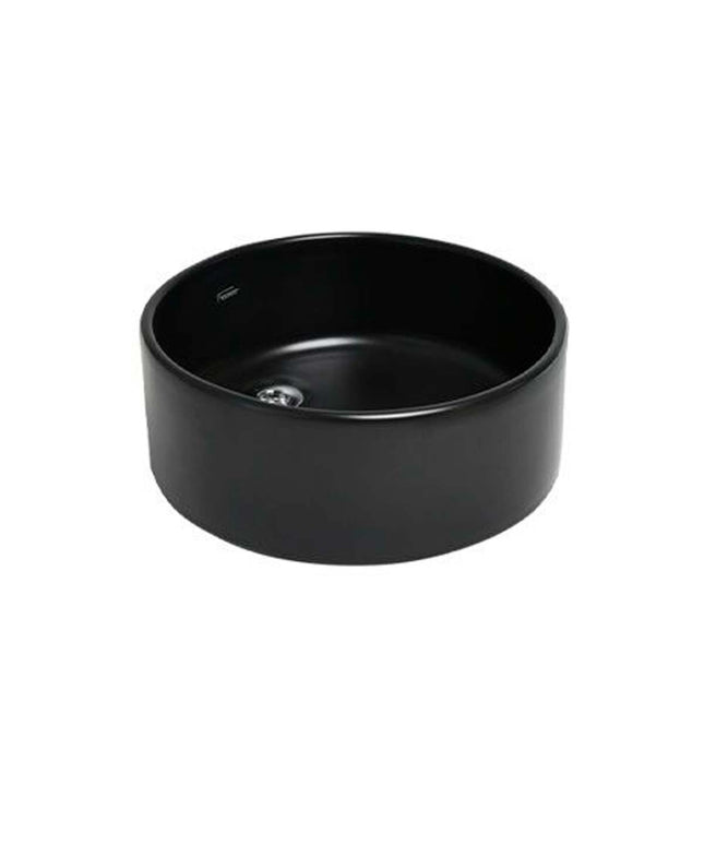 FERRUM TORI BACHA REDONDA 365 MM L244N NEGRO SATINADO TOR-BH-007-NS