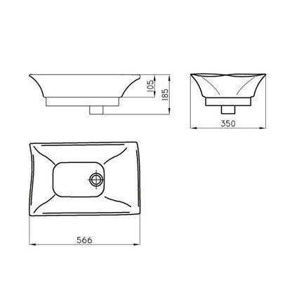 FERRUM TORI BACHA ONDULADA 51X35 CM L246K TOR-BH-048-BL