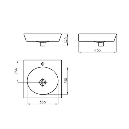 FERRUM TORI BACHA CUADRA AMP 43 3AG L250K TOR-BH-051-BL