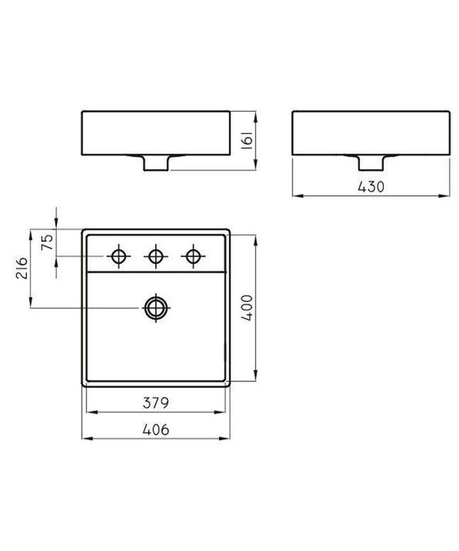 FERRUM TORI BACHA CUADRA 40CM L324N TOR-BH-008-FS