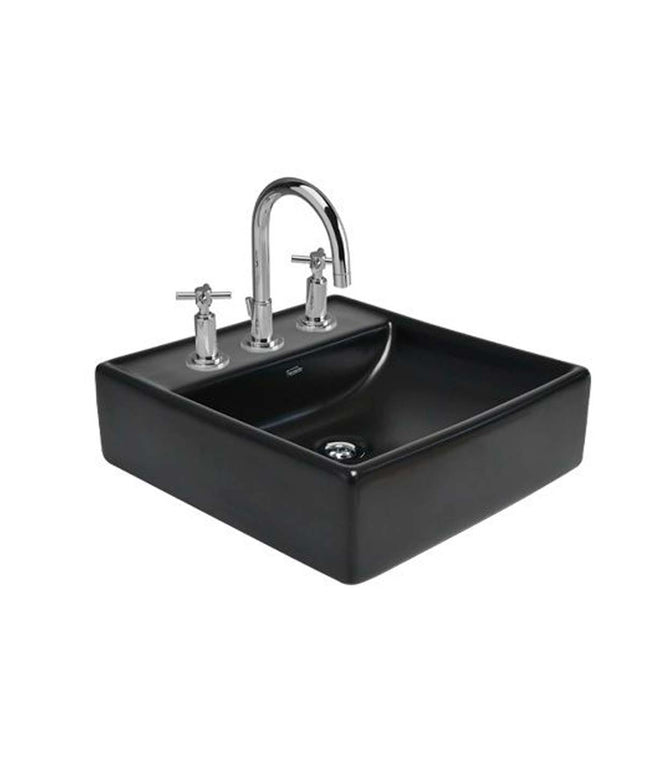 FERRUM TORI BACHA CUADRA NEGRO SATINADO 40CM L324N TOR-BH-008-NS