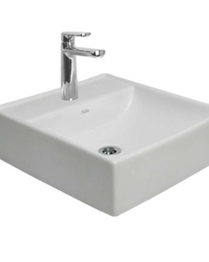 FERRUM TORI BACHA CUADRA 40CM BLANCO SATINADO L325N TOR-BH-009-BS