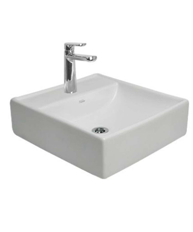 FERRUM TORI BACHA CUADRA 40CM BLANCO SATINADO L325N TOR-BH-009-BS