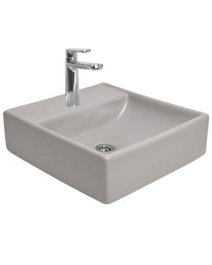 FERRUM TORI BACHA CUADRA 40CM GRIS SATINADO L325N TOR-BH-009-GS