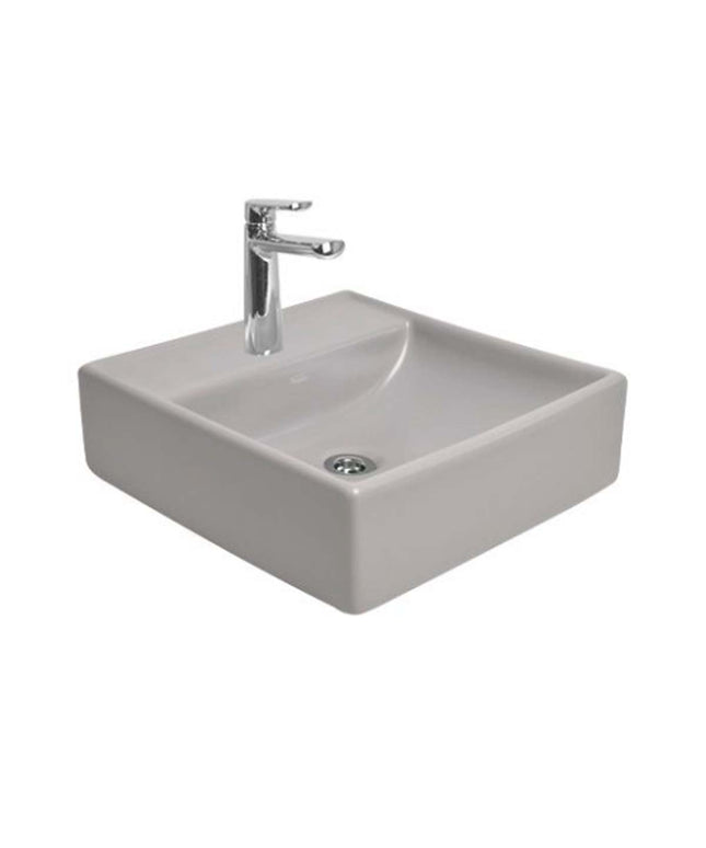 FERRUM TORI BACHA CUADRA 40CM GRIS SATINADO L325N TOR-BH-009-GS