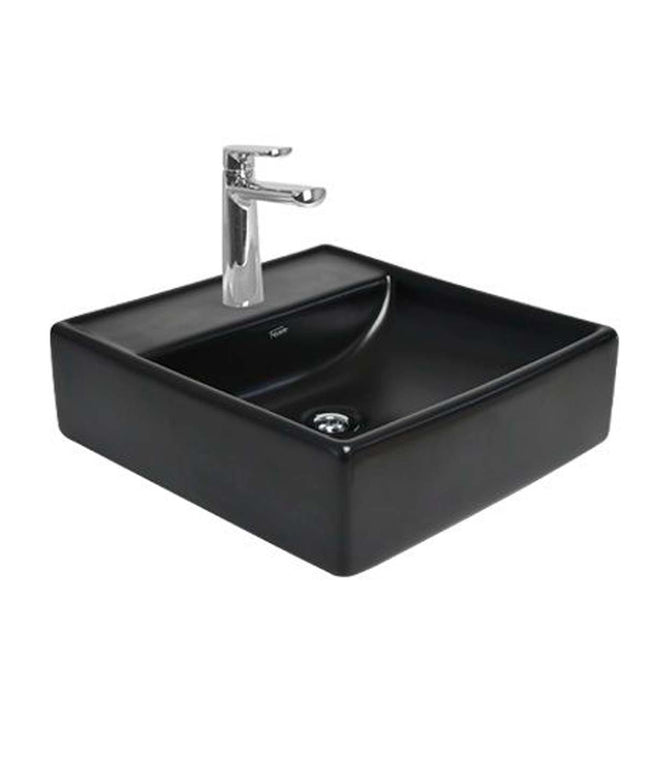 FERRUM TORI BACHA CUADRA 40CM NEGRO SATINADO L325N TOR-BH-009-NS