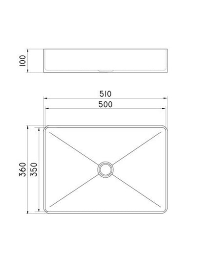 FERRUM MOLA BACHA APOYAR RECTANGULAR ACERO INOXIDABLE BRONCE L5136-GB MLA-BH-513-GB