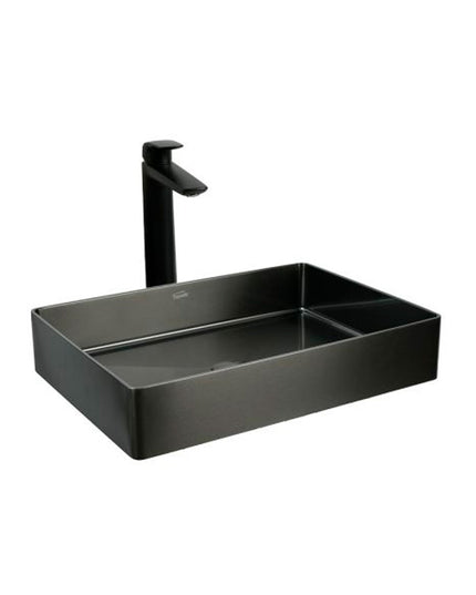 FERRUM MOLA BACHA APOYAR RECTANGULAR ACERO INOXIDABLE NEGRO L5136-NT MLA-BH-513-NT
