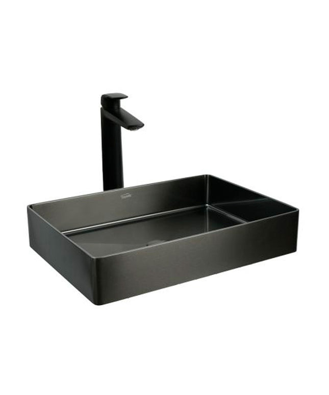 FERRUM MOLA BACHA APOYAR RECTANGULAR ACERO INOXIDABLE NEGRO L5136-NT MLA-BH-513-NT