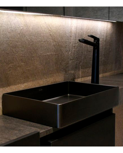FERRUM MOLA BACHA APOYAR RECTANGULAR ACERO INOXIDABLE NEGRO L5136-NT MLA-BH-513-NT