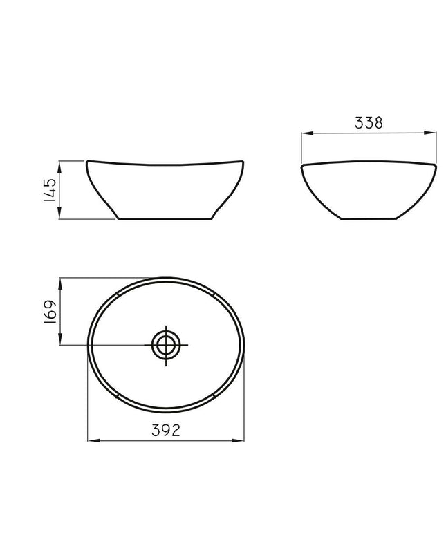 FERRUM TORI BACHA CUENCO 40x34 L60KF-B TOR-BH-060-B