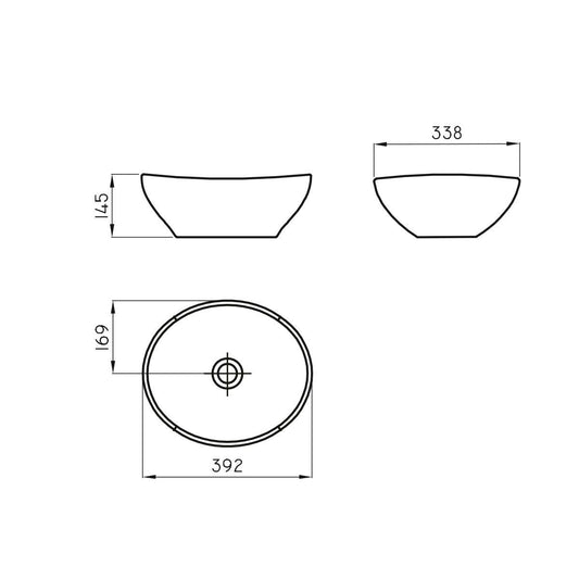 FERRUM TORI BACHA CUENCO 40x34 L60KF-B TOR-BH-060-B