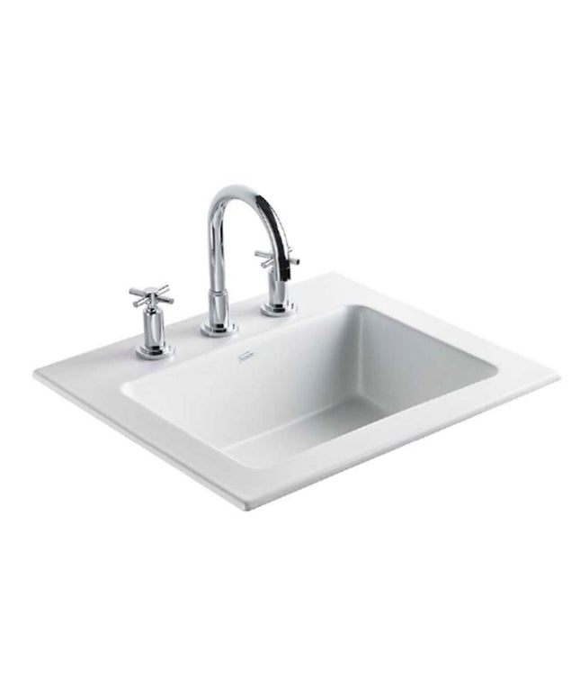 FERRUM SYMI STOCK LAVATORIO 3 AG S/R CUADRA LDS3F-B SYM-MS-005-BL