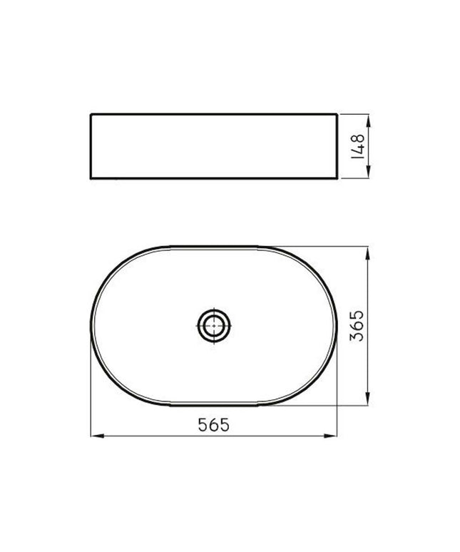 FERRUM MILOS BACHA OVAL LK385 MLS-BH-072-BL