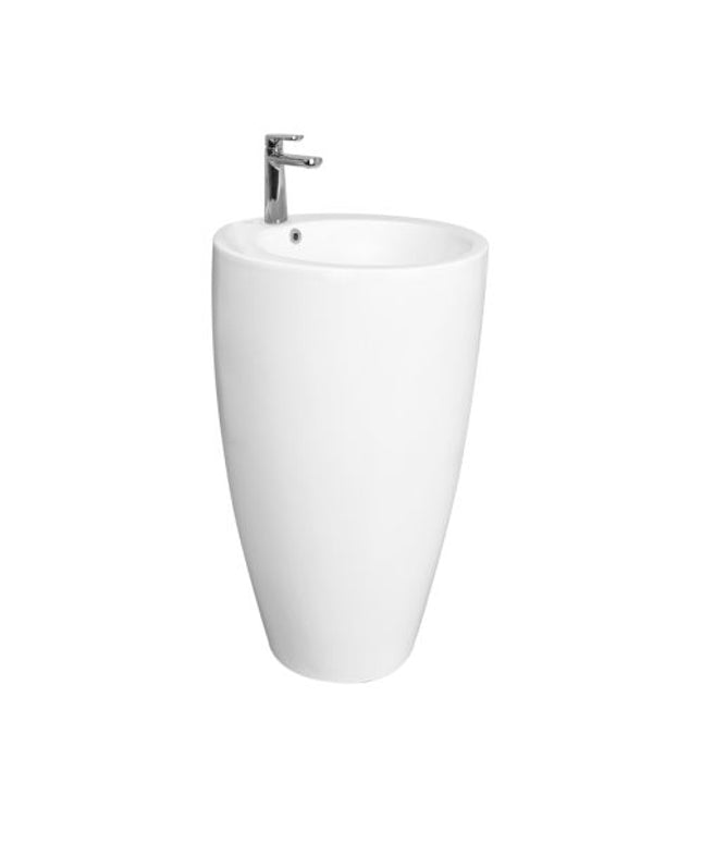 FERRUM MILOS LAVATORIO PEDESTAL REDONDO 1 AG LKP01 MLS-LV-005-BL