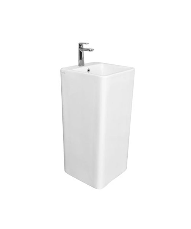 FERRUM MILOS LAVATORIO PEDESTAL CUADRADO 1 AG LKP15 MLS-LV-004-BL