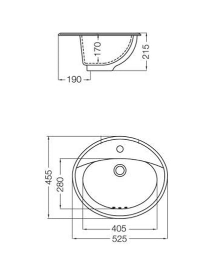 FERRUM ARMONICA BACHA OVAL 1 AG LO1F ARM-BH-133-BL