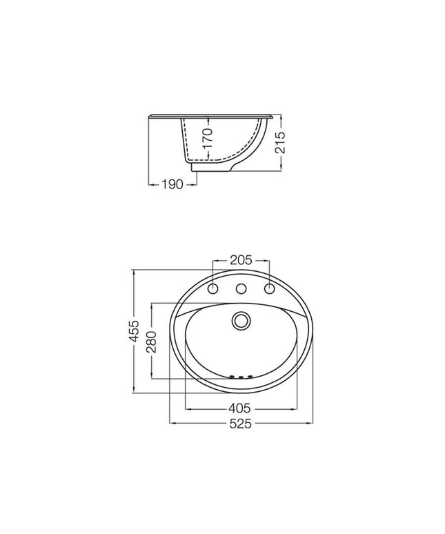 FERRUM ARMONICA BACHA OVAL 3 AG LO8F ARM-BH-135-BL