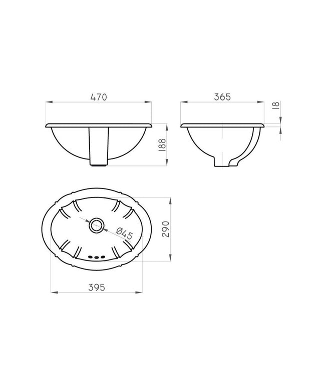 FERRUM ARMONICA BACHA OSIRIS LOAF ARM-BH-140-BL