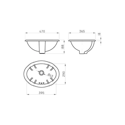 FERRUM ARMONICA BACHA OSIRIS LOAF ARM-BH-140-BL