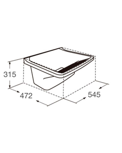 FERRUM TRAFUL STOCK PILETA LAVADERO PP 20L LP020 TRA-PD-003-BL