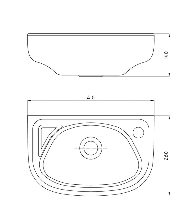 FERRUM TORI LAVATORIO DE COLGAR 1 AG LT031-B TOR-BH-031-BL