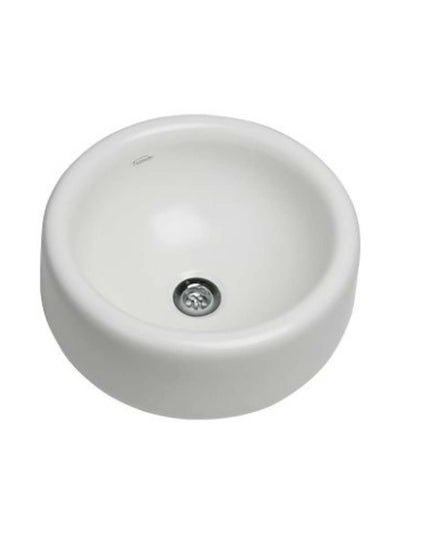 FERRUM MILOS BACHA CILINDRICA BLANCO SATINADO LWNF MLS-BH-166-BS