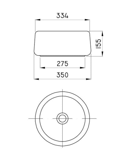 FERRUM MILOS BACHA CILINDRICA LWNF MLS-BH-166-VO