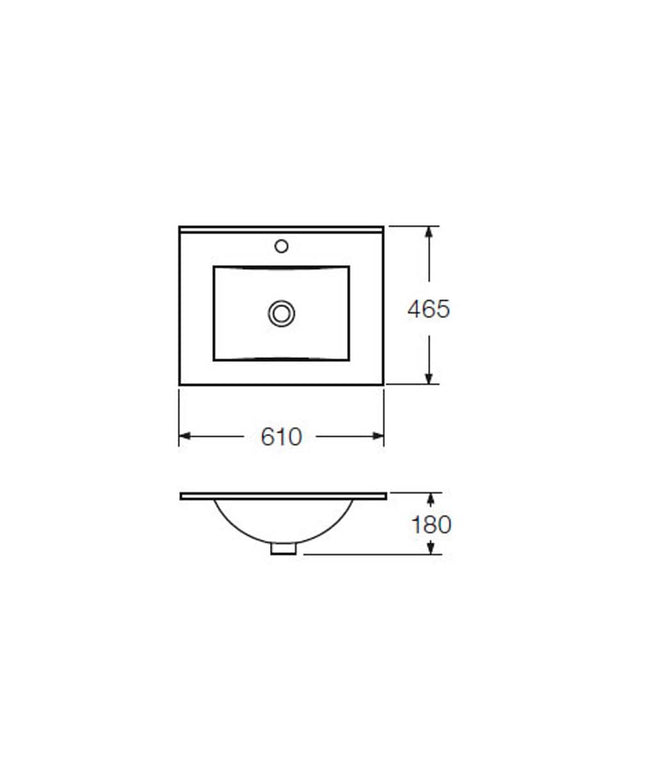 FERRUM CADRIA LAVATORIO 60 3AG LX63F CDR-MS-004-BL
