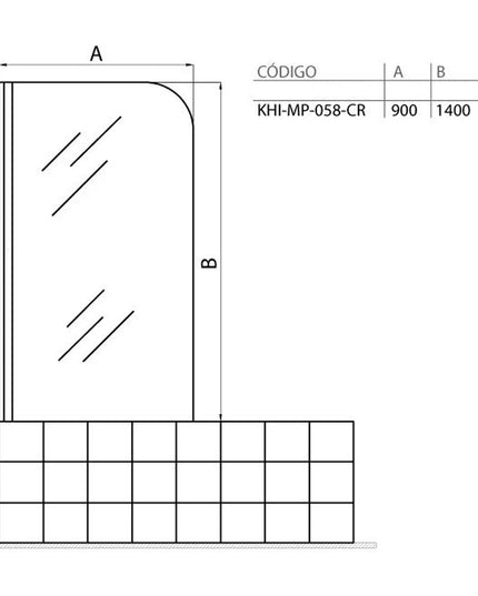 FERRUM KHIOS MAMP 90X140 NM91A 01 KHI-MP-058-CR