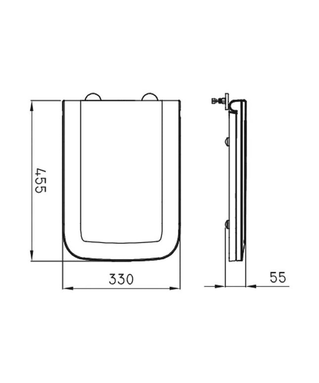 FERRUM TRENTO TAPA CIERRE SUAVE TEXUS TRE-TP-004-BL