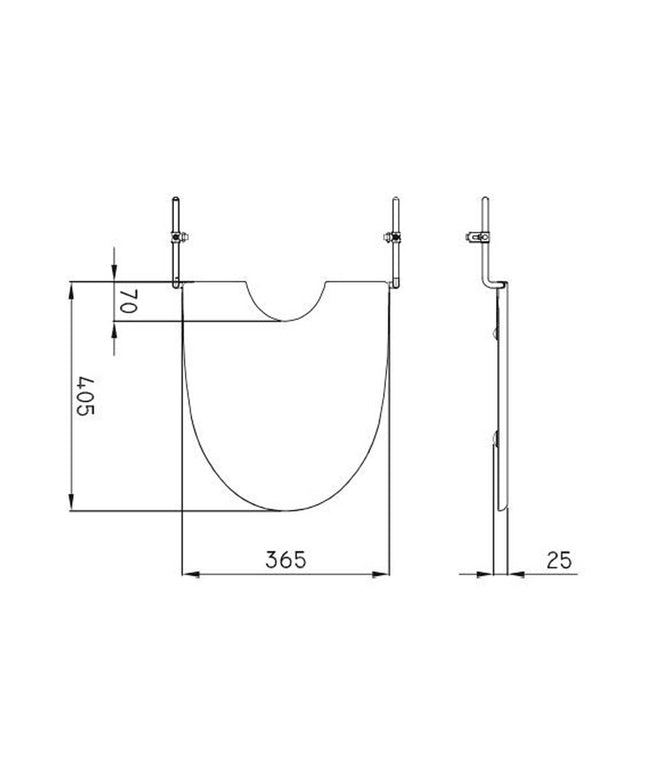 FERRUM MARINA TAPA BIDE 1AG MDF THB1M MAR-TP-002-BL