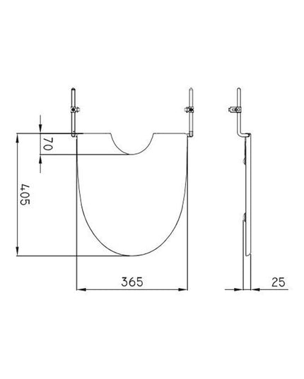 FERRUM MARINA TAPA BIDE 1AG UF THB1U MAR-TP-003-BL