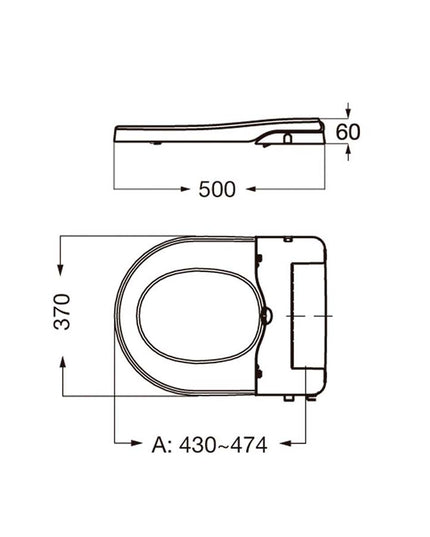 FERRUM TRAFUL INO C/BIDET THTR FONTANA QUBIC MURANO VARESE  TRA-TP-007-BL