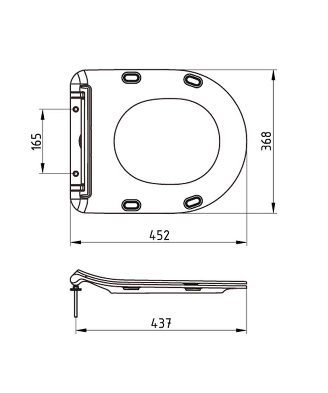 FERRUM TAPA INOD UF H-CR C-SUAVE SLIM - VARESE TJXUF VSE-TP-004-BL