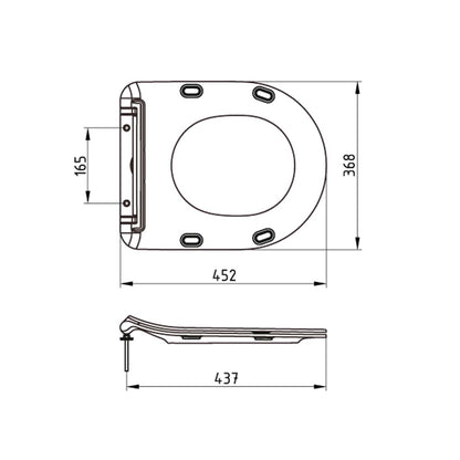 FERRUM TAPA INOD UF H-CR C-SUAVE SLIM - VARESE TJXUF VSE-TP-004-BL