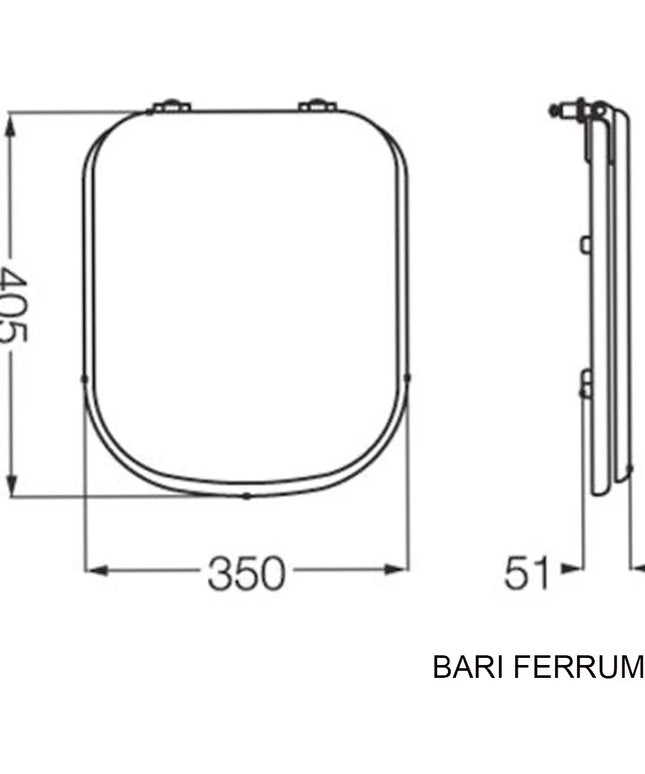 FERRUM BARI TAPA INOD COLGAR TKMP BAR-TP-007-BL
