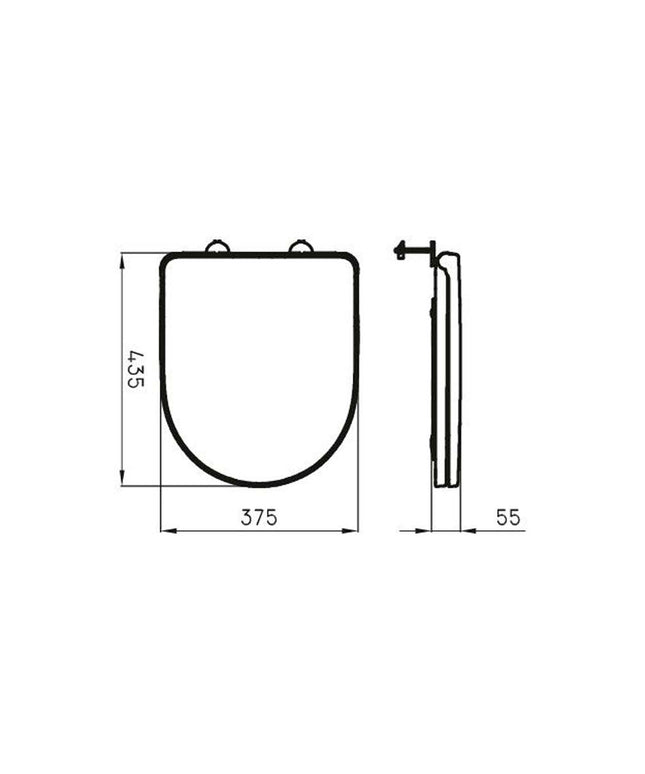 FERRUM FONTANA TAPA INODORO MDF TOMC-VO FON-TP-001-VO
