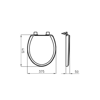 FERRUM ANDINA ASIENTO STD PP TSP  AND-TP-005-BL