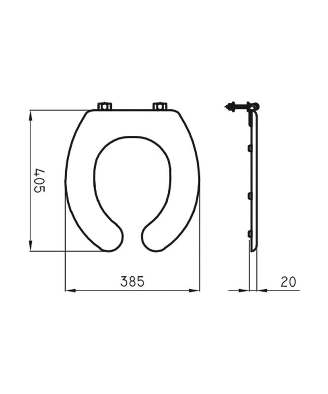 FERRUM ESPACIO TAPA ASIENTO INO TTE3 TTE3X ESP-TP-003-BLESP-TP-006-BL