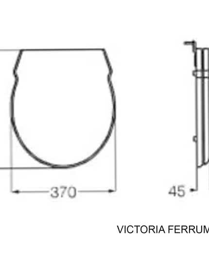 FERRUM VICTORIA TAPA ASIENTO MADERA TVIM VIC-TP-004-BL